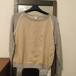 Sundance grey and beige sweatshirt